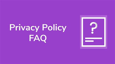 Terms, FAQ And Privacy Policy Information